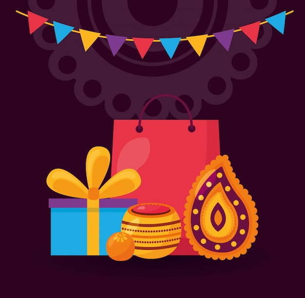 Free vector happy raksha bandhan celebration