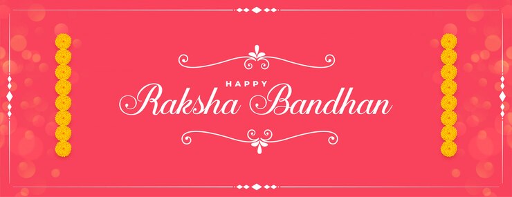 मुफ़्त वेक्टर happy raksha bandhan stylish pink banner 