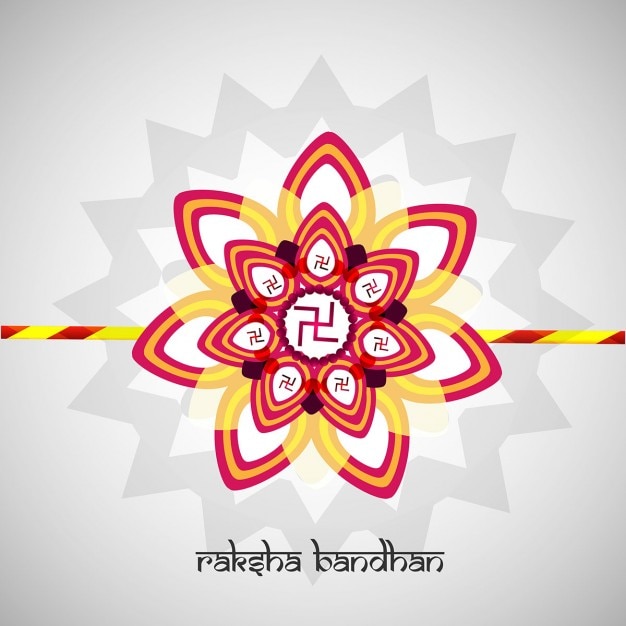 행복 한 raksha bandhan 기호 배경