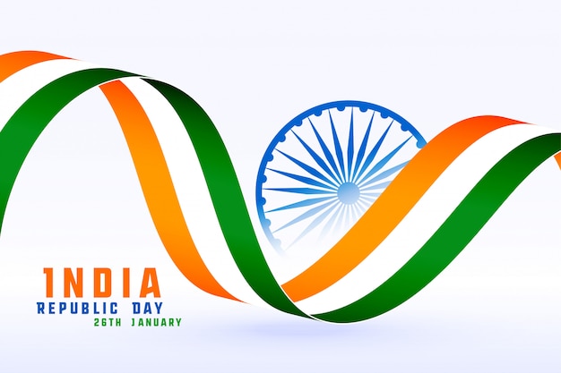 Счастливый день республики Индии концепции фона