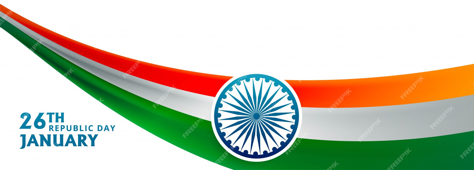 Free Vector | Happy republic day in india