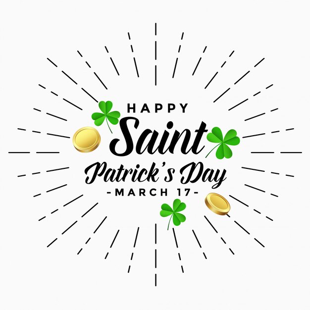 Happy saint patricks day festival background