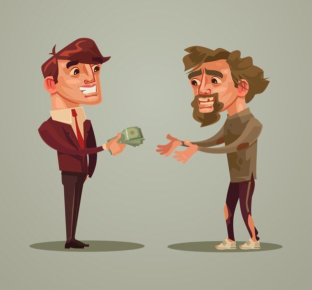 Free Poor Wealthy Vectors 8 Images In Ai Eps Format