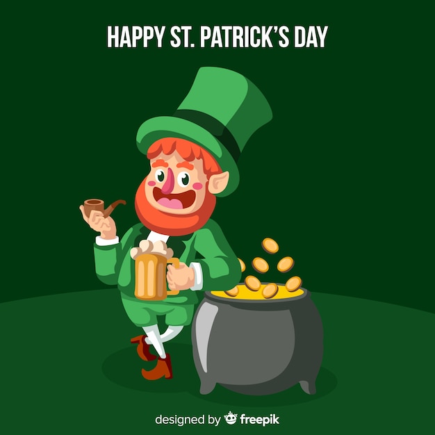 Free vector happy st. patrick's day