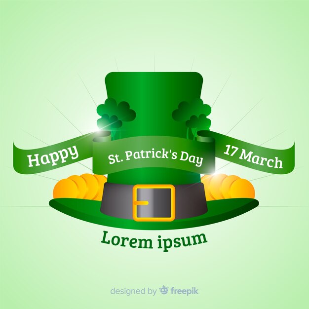 Free vector happy st. patrick's day