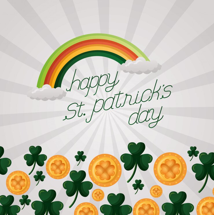 Free Vector happy st patricks day