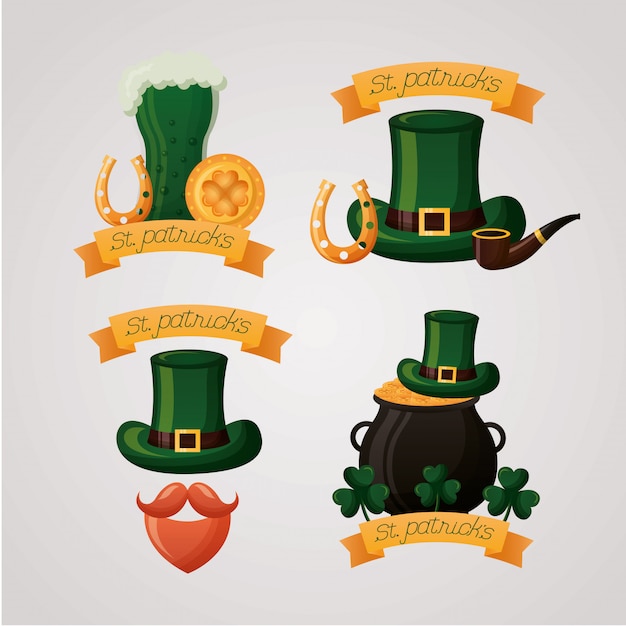 Free vector happy st patricks day