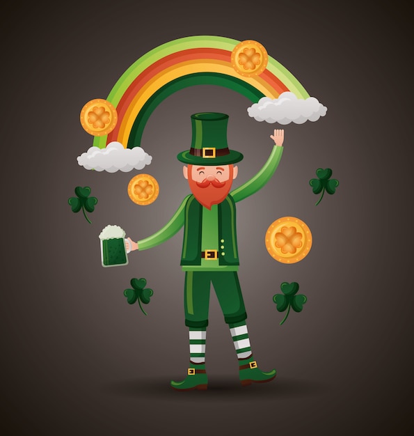 Free vector happy st patricks day