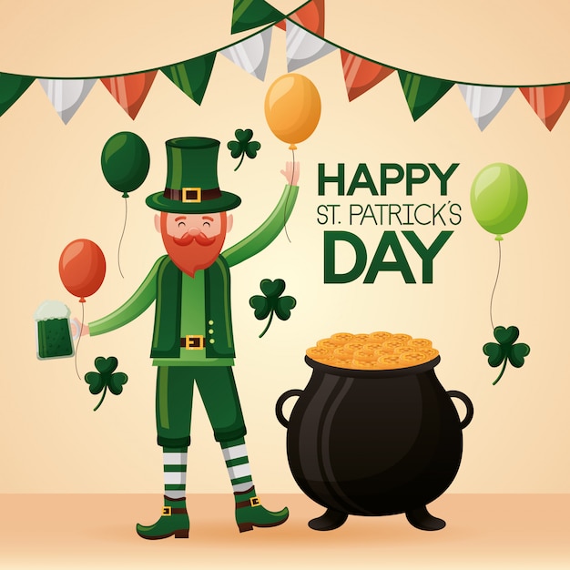 Free vector happy st patricks day