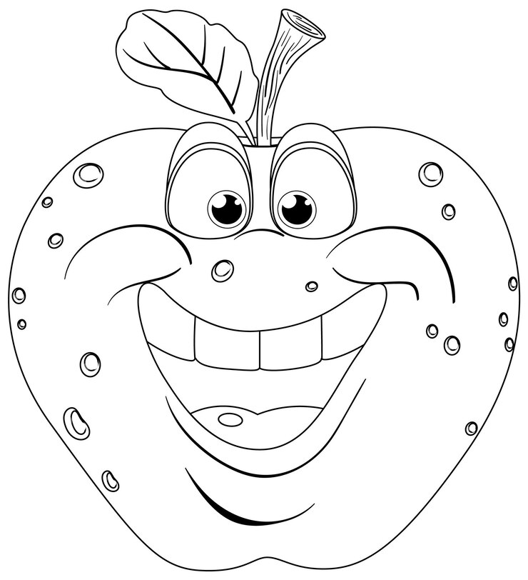 Free Vector happy strawberry cartoon character