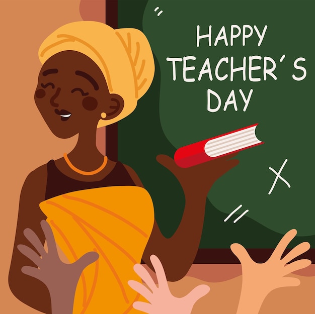 Free vector happy teachers day event