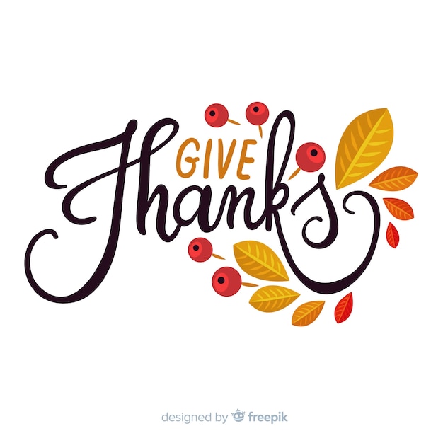 happy thanksgiving clip art text