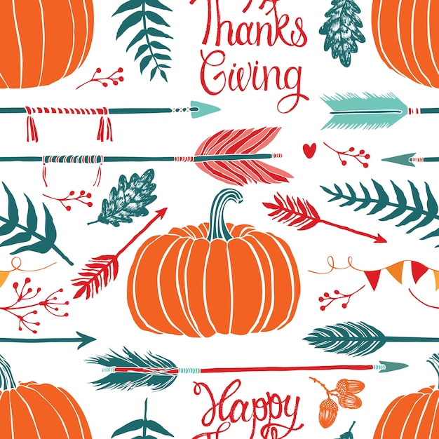 Free vector happy thanksgiving background