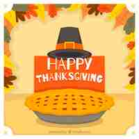 Free vector happy thanksgiving day background
