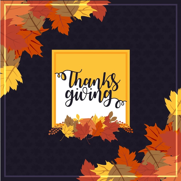 Free vector happy thanksgiving day, holiday background