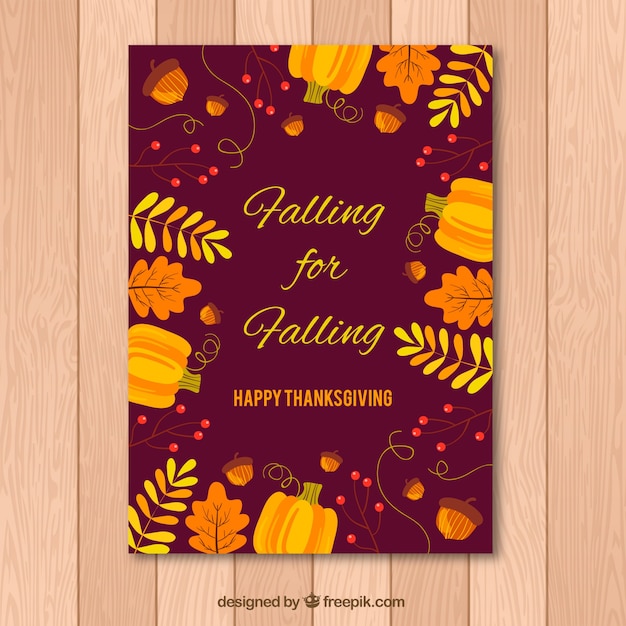 Happy thanksgiving day invitation