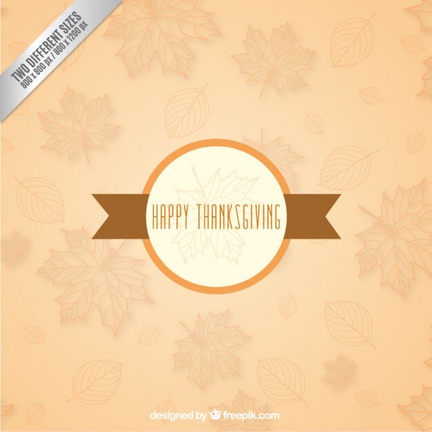 मुफ़्त वेक्टर happy thanksgiving leaves background