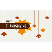 Free vector happy thanksgiving poster