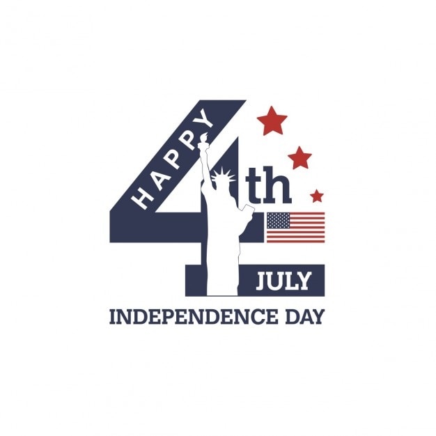 Free vector happy usa independence day
