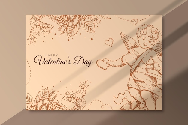 Felice banner di san valentino