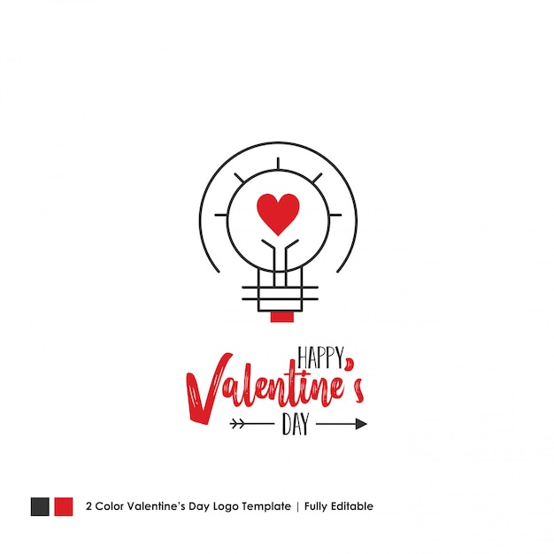 Vettore gratuito buon san valentino card. vector lettering background