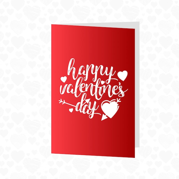 Free vector happy valentine's day card