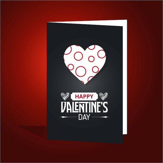 Felice giorno di san valentino fold card