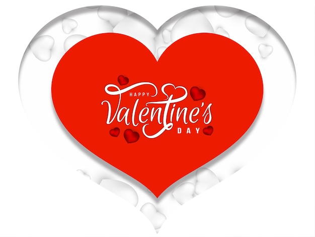 Vector Templates: Happy Valentine’s Day Papercut Style Heart Background