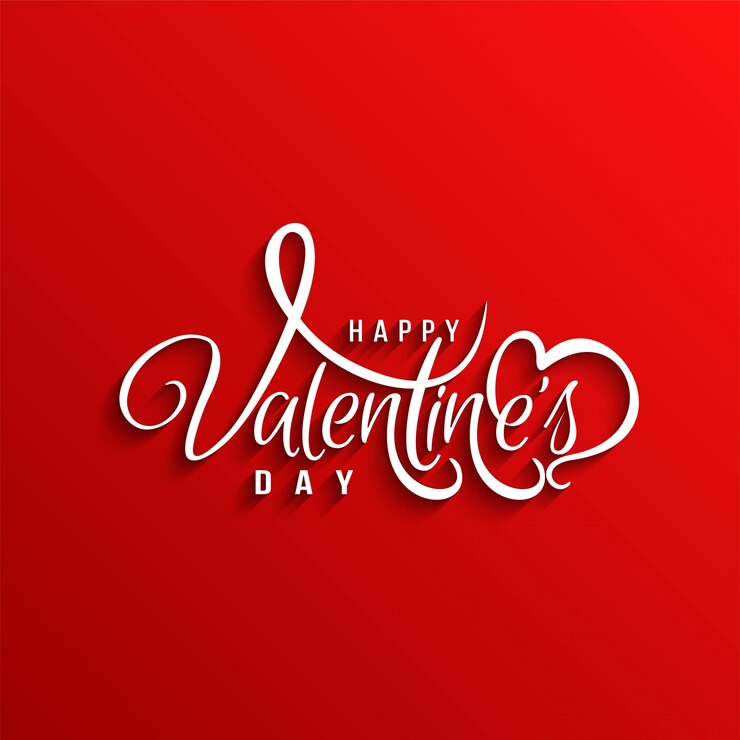 Free Vector happy valentine's day stylish love background