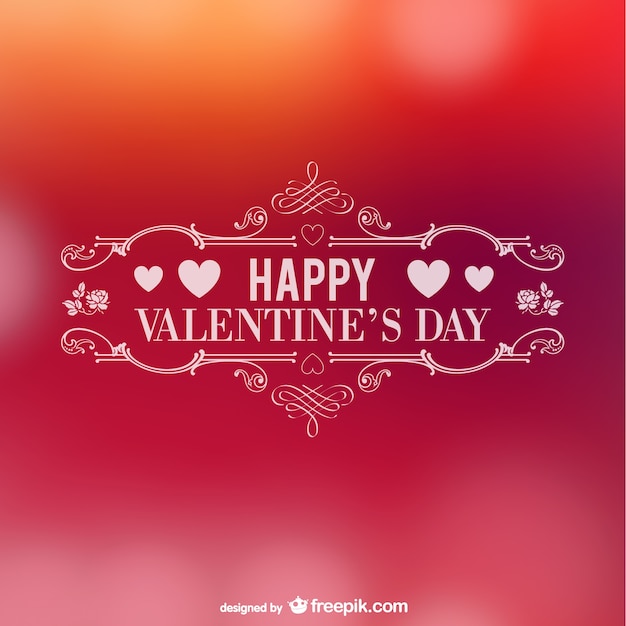 Free vector happy valentine's day