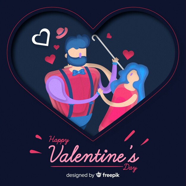 Free vector happy valentine's day