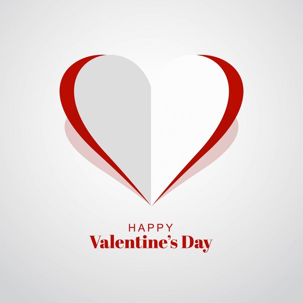 Открытка с Днем Святого Валентина с сердечками