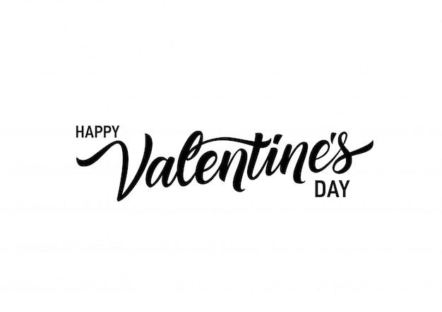 Happy Valentines Text Vector Art PNG, Happy Valentines Day Text