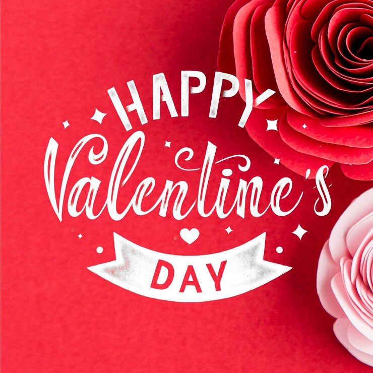 Free Vector happy valentines day lettering