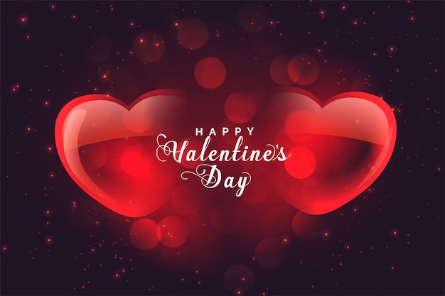 С Днем Святого Валентина любовь сердца открытка
