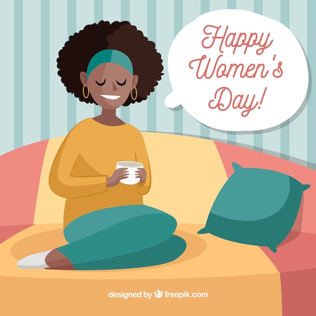 Free vector happy women's day background