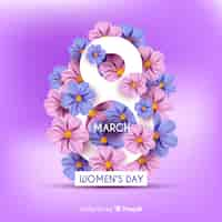 Free vector happy women's day