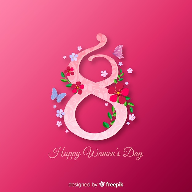 Free vector happy women's day