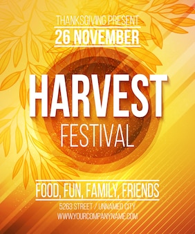 Harvest festival poster