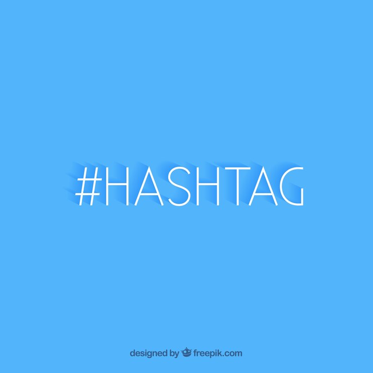 मुफ़्त वेक्टर hashtag background design