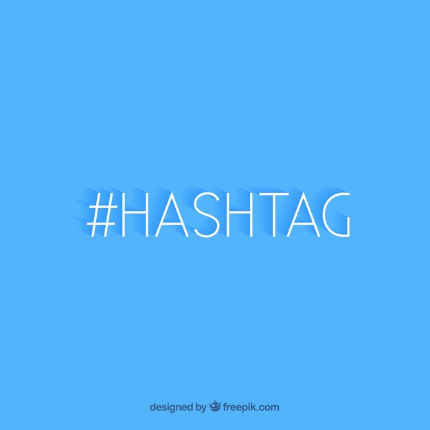 Дизайн фона Hashtag