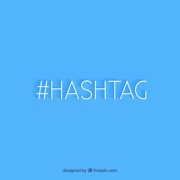 Дизайн фона Hashtag