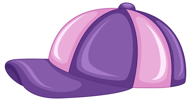 紫色の帽子