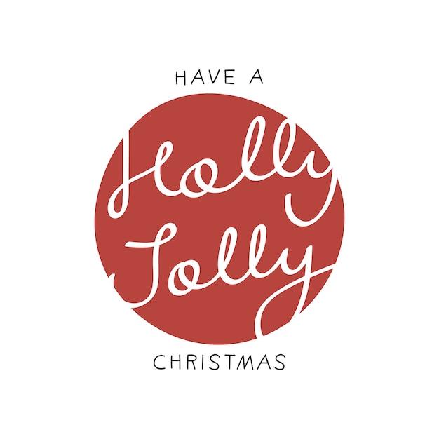 Have a holly molly christmas sticker 