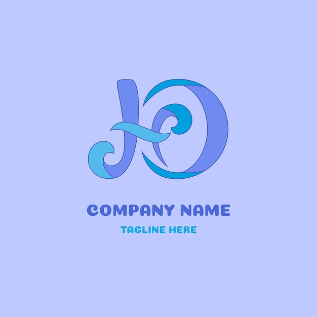 Free vector hd monogram logo template