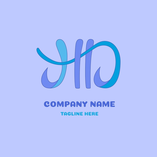 Free vector hd monogram logo template