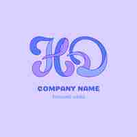 Free vector hd monogram logo template