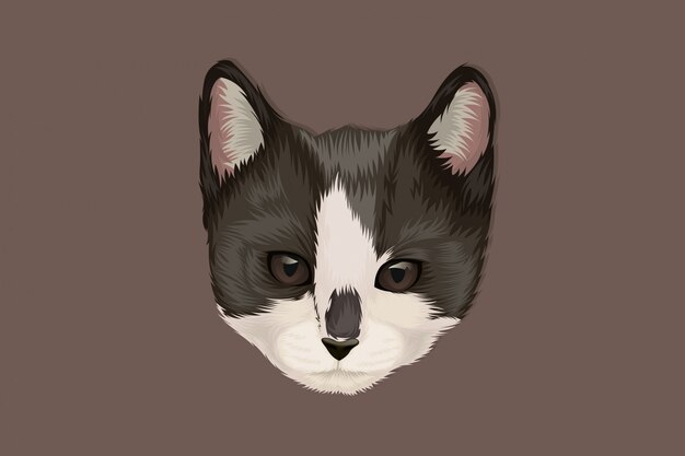 横向きの黒猫のイラスト プレミアムベクター 横向きの黒猫のイラスト プレミアムベクター