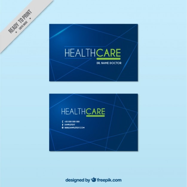 Health care business card