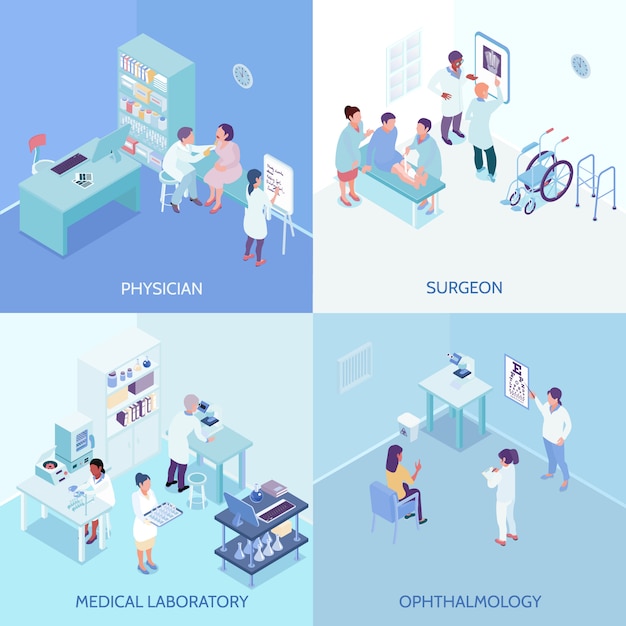 Health care center 2x2 design concept